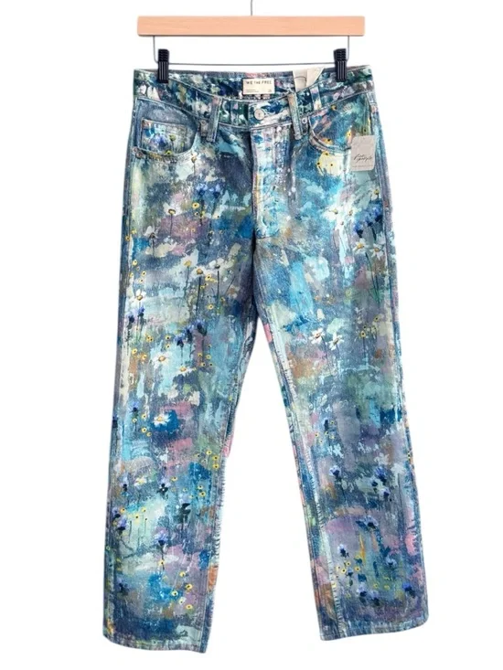 Free People We The Free Tennessee Low-Rise Illusions Jeans | 25 NWT - Picture 4 of 13